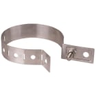 DEHN - Regenrohrschelle 60-100mm Al m. Anschluss-Bohrung D 10,5mm