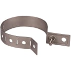 DEHN - Regenrohrschelle 60-100mm NIRO m. Anschluss-Bohrung D 10,5mm