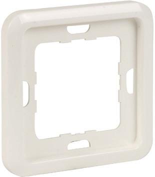 DEHN - Abdeckrahmen 1-fach für NSM-Protector DELTA profil titanweiß