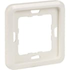 DEHN - Abdeckrahmen 1-fach für NSM-Protector DELTA profil titanweiß