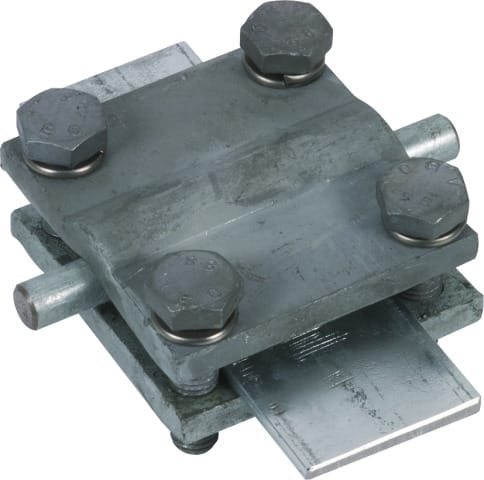 DEHN - Kreuzstück St/tZn, schwere Ausführung f. Rd 10/FL 40mm