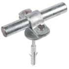 DEHN - Stangenhalter m. Abdeckscheibe f. Rd 16mm St-ZG m. Befest.-Mat.
