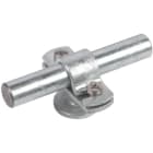 DEHN - Stangenhalter m. Abdeckbund ZG m. Innengew. M8 f. Rd 16mm St