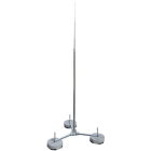 DEHN - Fangstange D 40/16/10mm Al L 5000mm m. klappbaren Dreibeinstativ St/tZn -SET-