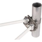 DEHN - Adapter z. Winkelabst. NIRO f. Rohre D 50mm m. 2 Bolzen Al D 16mm f. DEHNiso