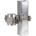 DEHN - Geländerbefestigung f. DEHNiso-Combi f. Rohre D -50mm a. Konstrukt. - 50x50mm
