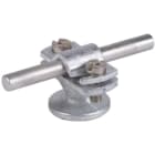 DEHN - Leitungshalter m. Abdeckbund ZG f. Rd 7-10mm St/tZn m. Innengewinde M8