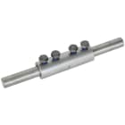 DEHN - Verbindungsmuffe Al f. Rd 16/16mm m. 4 Schrauben M8x12mm