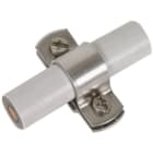 DEHN - Leitungshalter f. HVI-Leitung D 20mm m. Langloch 16x6,5mm NIRO
