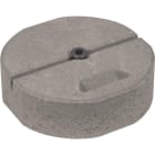 DEHN - Betonsockel C45/55 17kg m. Griffmulde u.Gewindeadapter M16 D 337mm H 90mm-SET-