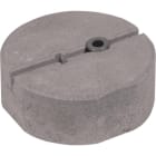 DEHN - Betonsockel C45/55 8,5kg m.Gewindeadapter M16 D 240mm H 90mm-SET-