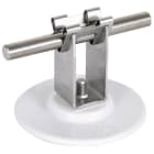 DEHN - Dachleitungshalter DEHNgrip H 32mm NIRO m. Klebepad D 67mm f. Rd 8mm