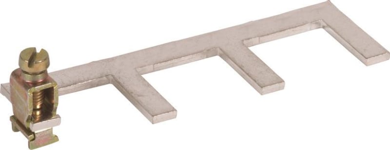 DEHN - Erdungsbügel einphasig 3-polig mit Anschlußklemme bis 25 mm²