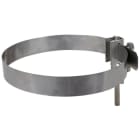 DEHN - BS-Bandrohrschelle m. Zacken 27-168mm m. Anschluss f. Rd 6-8/10 od. 4-50mm²