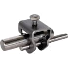 DEHN - TE-Anschlussklemme NIRO (V4A) D 20mm f. Rd 10mm Fl-30mm Einschraubentechnik