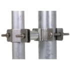 DEHN - Befestigungsschelle f. Rohre D 40mm m. DS 35mm f. Standrohre D 45-65mm NIRO