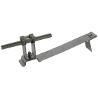 DEHN - Dachleitungshalter FLEXIgrip NIRO H 32mm Rd 8mm m. Strebe f. Ziegelfalze