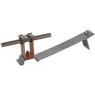 DEHN - Dachleitungshalter FLEXIgrip NIRO/Cu H 32mm Rd 8mm m. Strebe f. Ziegelfalze
