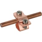 DEHN - Leitungshalter NIRO/galCu m. Gewinde M8 f. Rd 8-10mm