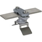 DEHN - Halter a. PA f. Fl 30mm Rd 6-11mm m. Be- festigungsteil NIRO f. Spannb. 14x0,3mm
