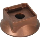 DEHN - Kunststoffsockel braun H 10mm D 35mm f. Leitungs- u. Stangenhalter