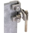 DEHN - Anschlussklemme waagrecht NIRO f. Profile 3-18mm m. Klemmbock
