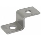 DEHN - Endstück Z-Form m.je 1 Bohrung D 10,5mm u. D 12,5mm NIRO