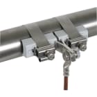 DEHN - Bandrohrschelle f. Ex-Bereich D 27-89mm m. Anschlussschraube M10 Cu/gal Sn-NIRO