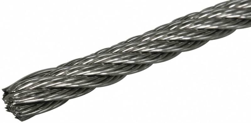 DEHN - Seil 10mm 7x19x0,68mm NIRO (V4A) R 100m +/-5%