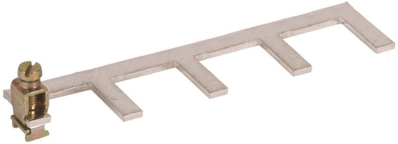 DEHN - Erdungsbügel einphasig 4-polig mit Anschlußklemme bis 25 mm²
