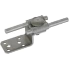 DEHN - Anschlusslasche Z-Form Al m. Doppelüberleger f. Rd 8-10mm Al