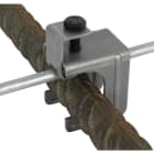 DEHN - Druckbügelklemme MAXI St/blank für D 20-32mm oder Fl 40x4-5mm