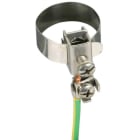 DEHN - Erdungsbandrohrschelle D 10-27mm (1/8-3/4'') m. Anschlussklemme 2 x 2,5-10mm² NIRO