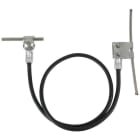 DEHN - Anschlussset Seilanlagen 16mm² L 1000mm Cu mit Lasche D 6mm NIRO für Rd 6-10mm