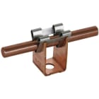 DEHN - Leitungshalter DEHNgrip Cu f. Rd 8mm H 20mm m. Befestigungsbohrung 7,8mm