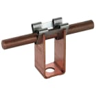 DEHN - Leitungshalter DEHNgrip Cu f. Rd 8mm H 32mm m. Befestigungsbohrung 7,8mm