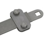 DEHN - Klemmstück NIRO m. Vierkantloch D 11mm f. Fl -30x4mm