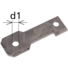 DEHN - Anschlussbügel IF3 gerade Bohrdurchmesser d1 11 mm
