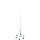 DEHN - Fangstange freistehend D60/10mm L10M Al m.Sechsbeinstativ R 1200mm St/tZn -SET-