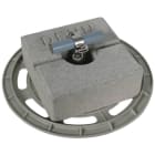 DEHN - Dachleitungshalter mit Grundplatte und Betonstein für HVI-Leitung 20-23mm -SET-