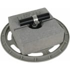 DEHN - Dachleitungshalter m. Grundplatte u.Be- tonstein f. HVI-power-Leit. 27-30mm-SET-