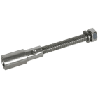 DEHN - Gewindeadapter M10/10 L 130mm NIRO (V4A) m. Mutter u. Federring f. Erdungsfestp.