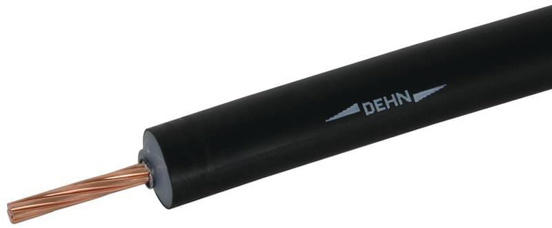DEHN - HVI-long-Leitung D 20mm schwarz Abgelängt: (beinhaltet 6000 mm Leitung)