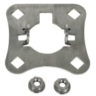 DEHN - Anschlussplatte NIRO für Stützrohre D 50mm für 4 HVI-Anschlusselemente