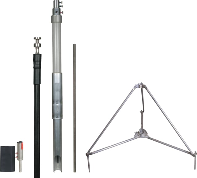 DEHN - HVI-Leitung D 20mm Cu mit Stützrohr L 3200mm FSP L 1000mm und Stativ -SET-