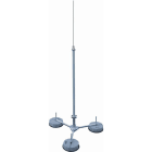 DEHN - Fangmast 50 f. HVI-light-Leitung SET m. Dreibeinstativ L 2900mm