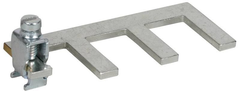 DEHN - Erdungsbügel einphasig 3-polig 1,5 TE mit Anschlußklemme bis 25 mm²