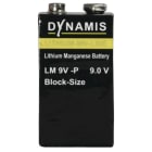 DEHN - Energieblock 9V Lithium 1300 mAh für Betriebstemperaturen bis 80°Celsius