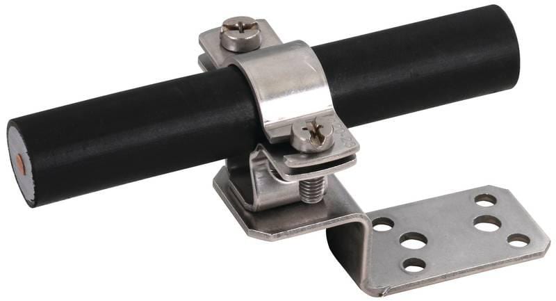 DEHN - Dachleitungshalter NIRO für Metalldächer mit Anschlusslasche für HVI-Leitung D20-23mm