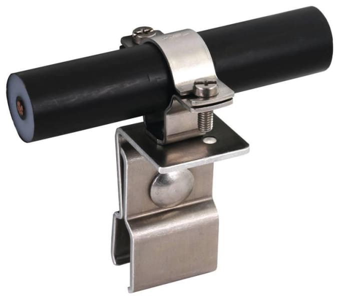 DEHN - Dachleitungshalter NIRO für Metalldächer mit Klemmfalz für HVI-Leitung D 27-30mm